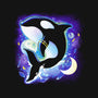 Cosmic Whale-none beach towel-Vallina84