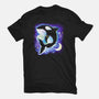 Cosmic Whale-womens fitted tee-Vallina84