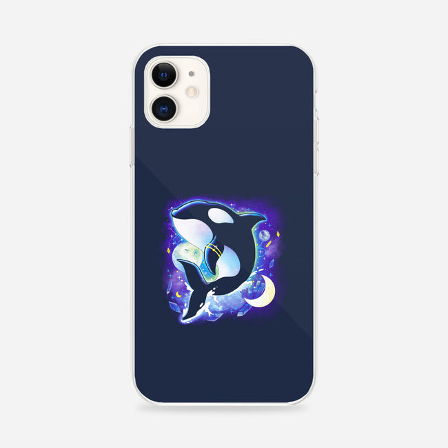 Cosmic Whale-iphone snap phone case-Vallina84