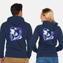 Cosmic Whale-unisex zip-up sweatshirt-Vallina84