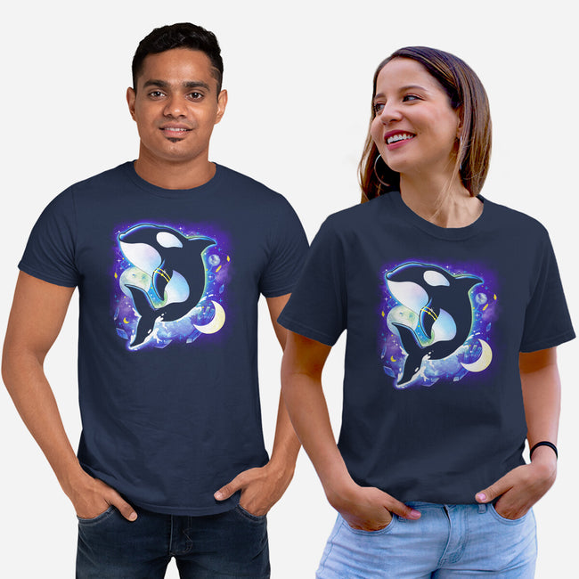 Cosmic Whale-unisex basic tee-Vallina84