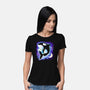 Cosmic Whale-womens basic tee-Vallina84