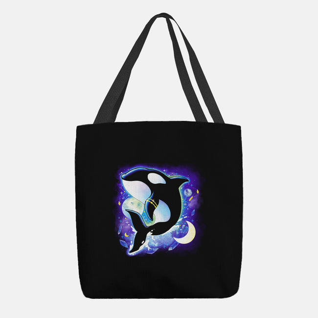 Cosmic Whale-none basic tote-Vallina84