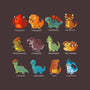 Dinosaurs-none removable cover w insert throw pillow-Vallina84