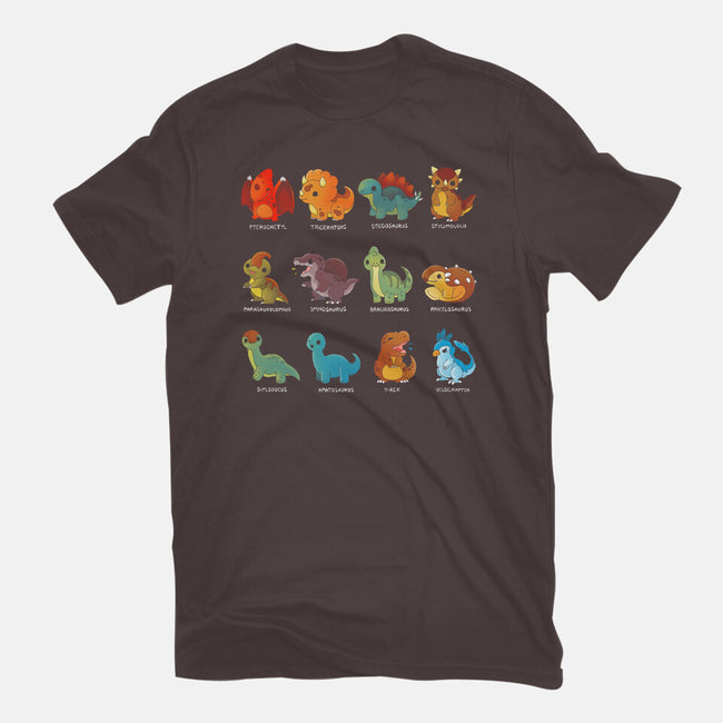 Dinosaurs-womens basic tee-Vallina84