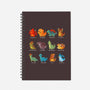 Dinosaurs-none dot grid notebook-Vallina84