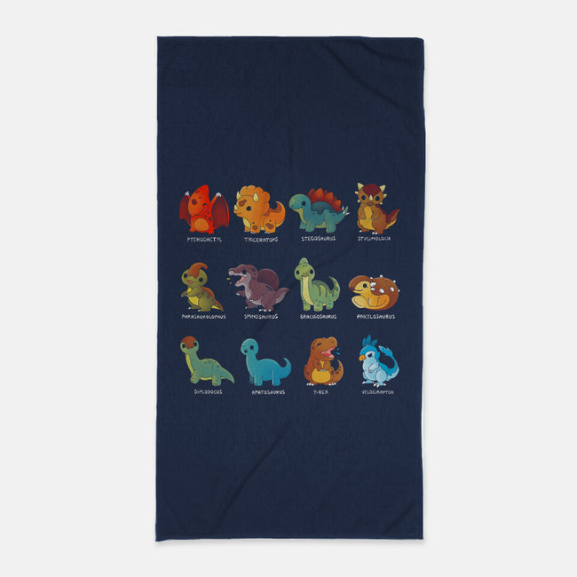 Dinosaurs-none beach towel-Vallina84