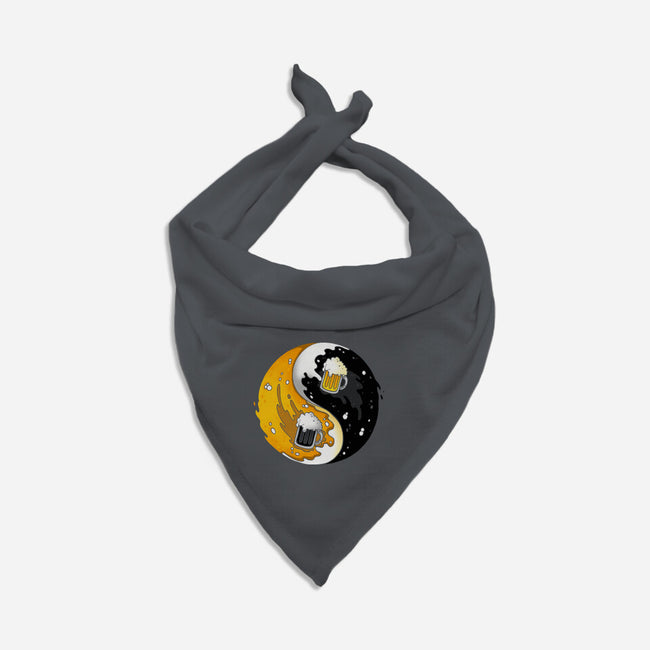 Yin Yang Beer-dog bandana pet collar-Vallina84