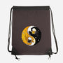 Yin Yang Beer-none drawstring bag-Vallina84