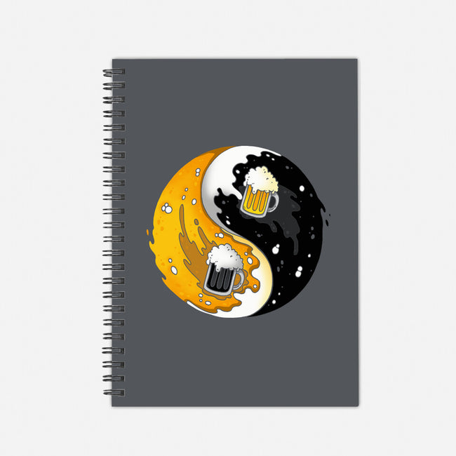 Yin Yang Beer-none dot grid notebook-Vallina84