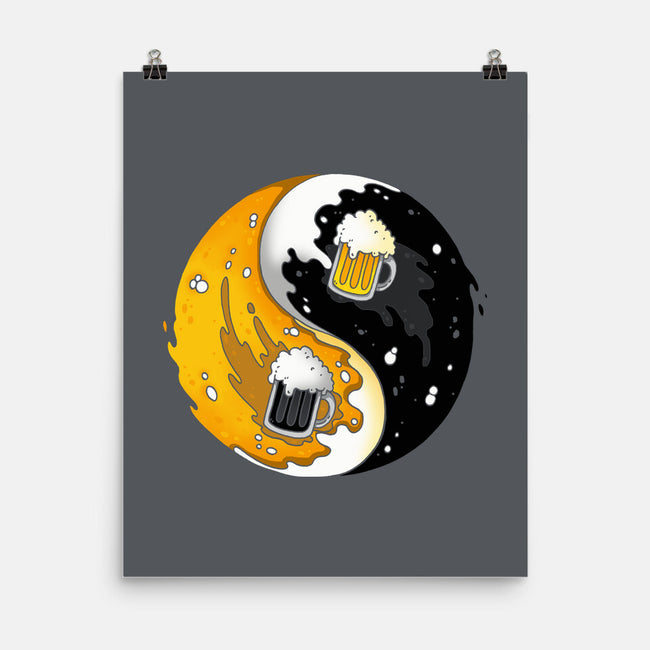 Yin Yang Beer-none matte poster-Vallina84