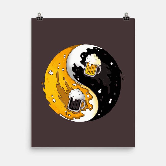 Yin Yang Beer-none matte poster-Vallina84