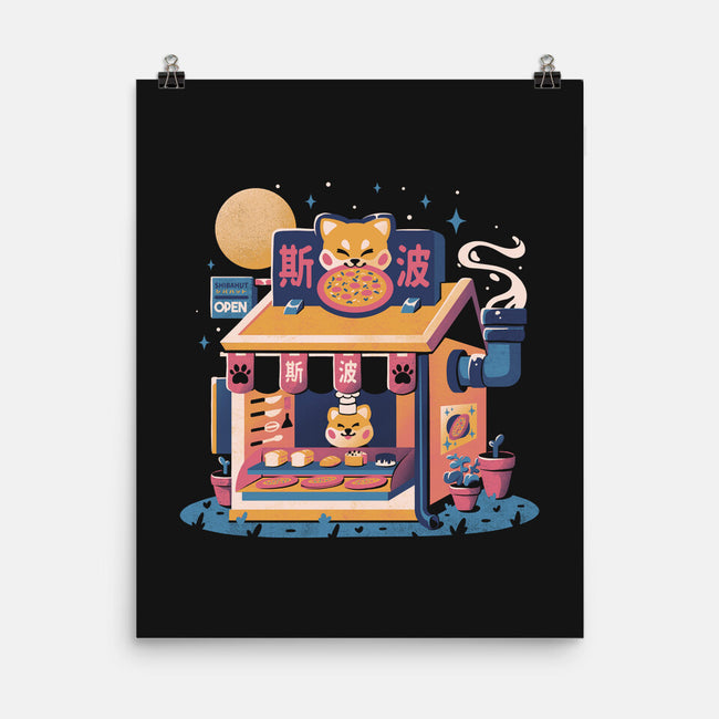 Shiba Hut-none matte poster-eduely