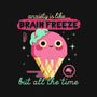 Brain Freeze All the Time-womens v-neck tee-Unfortunately Cool