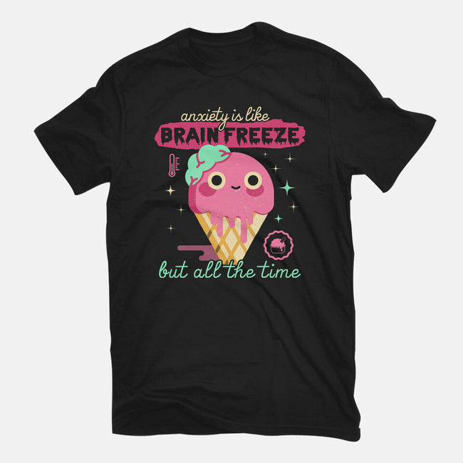 Brain Freeze All the Time-youth basic tee-Unfortunately Cool