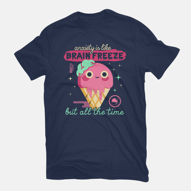 Brain Freeze All the Time-mens basic tee-Unfortunately Cool