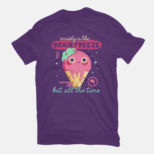 Brain Freeze All the Time-mens basic tee-Unfortunately Cool
