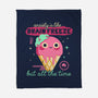 Brain Freeze All the Time-none fleece blanket-Unfortunately Cool