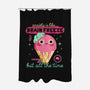Brain Freeze All the Time-none polyester shower curtain-Unfortunately Cool