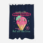 Brain Freeze All the Time-none polyester shower curtain-Unfortunately Cool