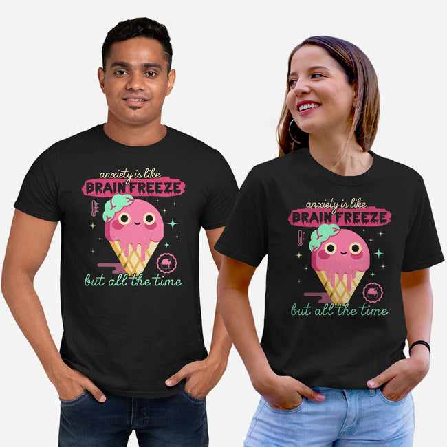 Brain Freeze All the Time-unisex basic tee-Unfortunately Cool