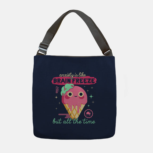Brain Freeze All the Time-none adjustable tote-Unfortunately Cool