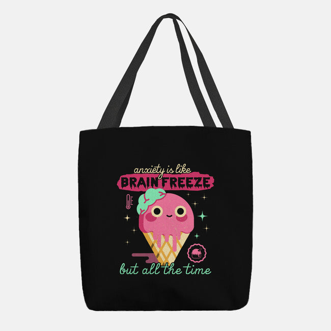 Brain Freeze All the Time-none basic tote-Unfortunately Cool