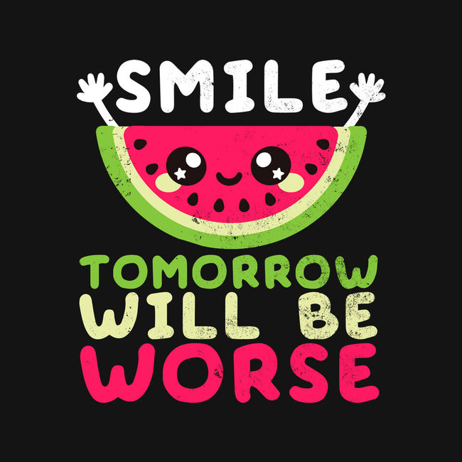 Watermelon Smile-womens v-neck tee-NemiMakeit
