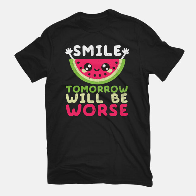 Watermelon Smile-mens heavyweight tee-NemiMakeit