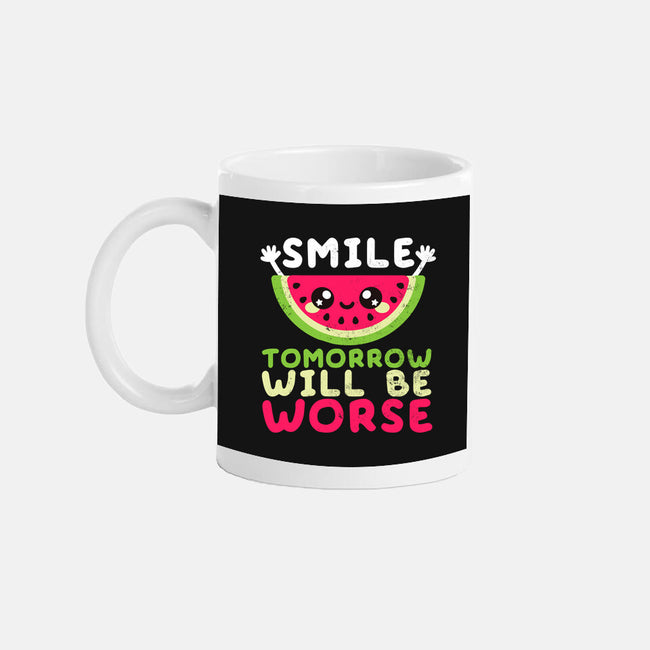 Watermelon Smile-none glossy mug-NemiMakeit