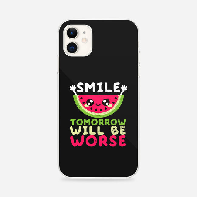 Watermelon Smile-iphone snap phone case-NemiMakeit