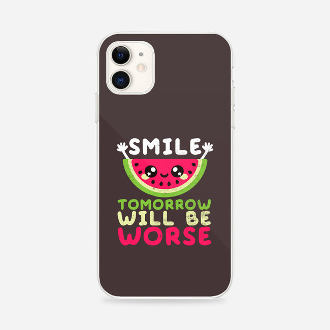Watermelon Smile-iphone snap phone case-NemiMakeit