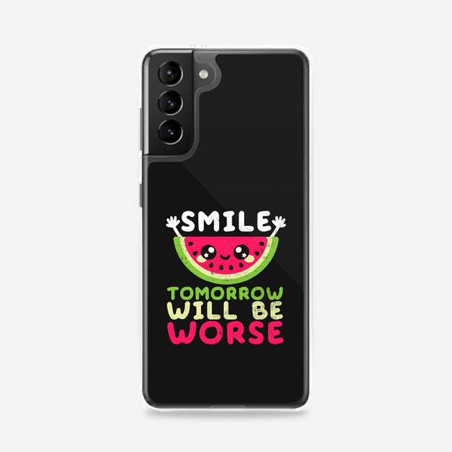 Watermelon Smile-samsung snap phone case-NemiMakeit
