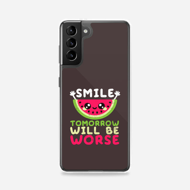 Watermelon Smile-samsung snap phone case-NemiMakeit