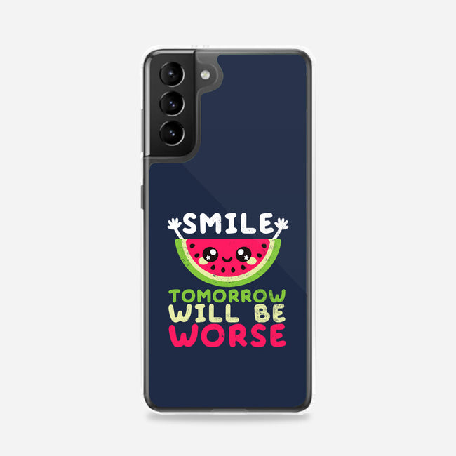 Watermelon Smile-samsung snap phone case-NemiMakeit