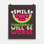 Watermelon Smile-none matte poster-NemiMakeit