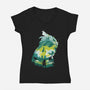 Beyond The Horizon-womens v-neck tee-RamenBoy