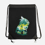 Beyond The Horizon-none drawstring bag-RamenBoy