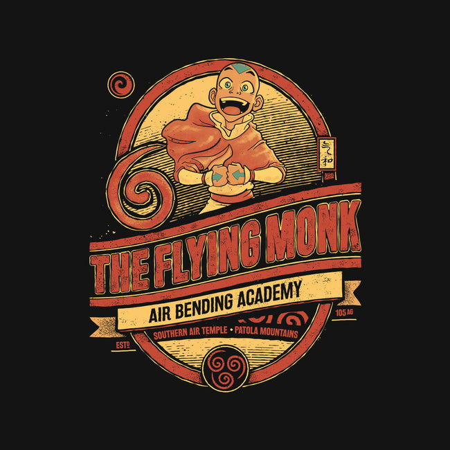The Flying Monk-none stretched canvas-teesgeex