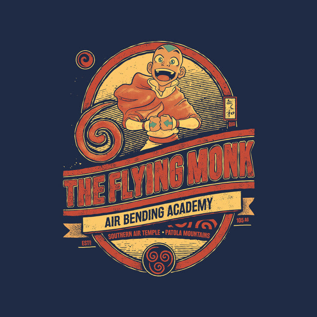 The Flying Monk-none stretched canvas-teesgeex