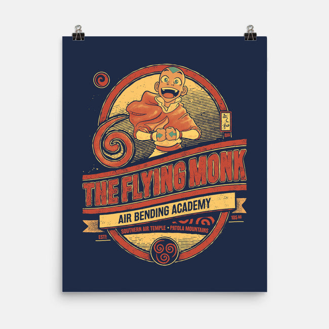 The Flying Monk-none matte poster-teesgeex