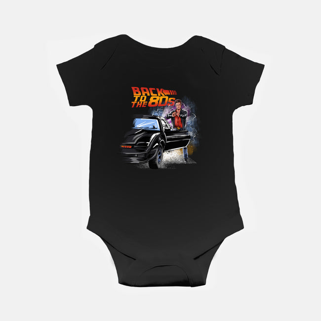 Back To The 80s-baby basic onesie-zascanauta