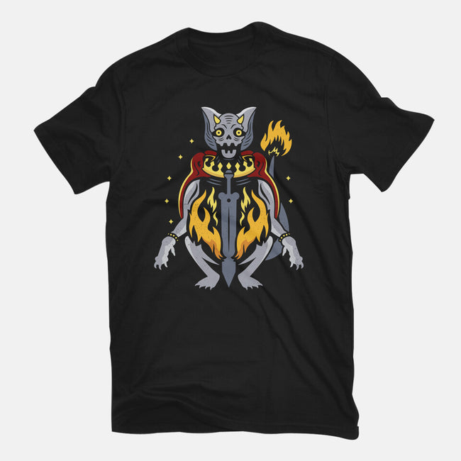 Catacombs Fire Dog-unisex basic tee-Logozaste