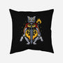 Catacombs Fire Dog-none removable cover w insert throw pillow-Logozaste