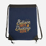 Believe In Your Ducking Self-none drawstring bag-tobefonseca