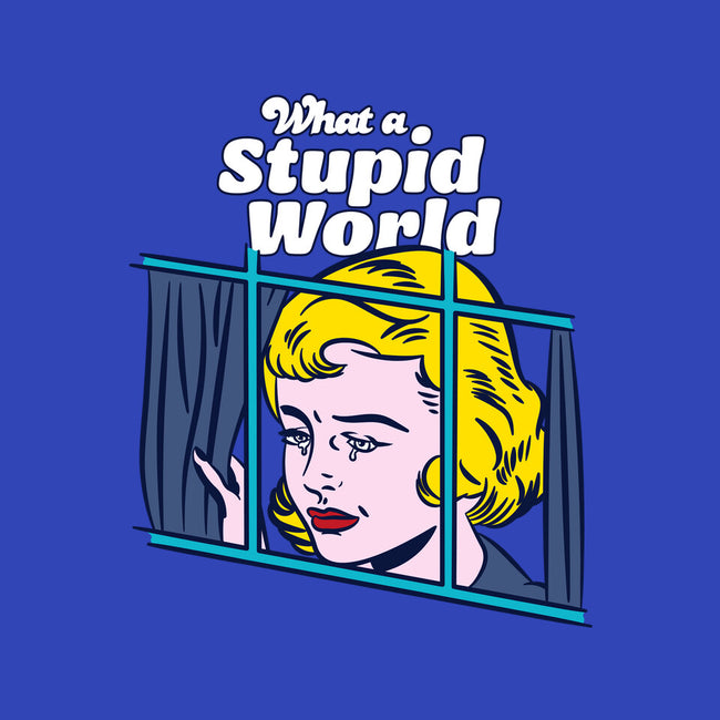 Stupid World-unisex basic tee-rocketman_art