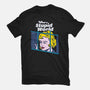 Stupid World-mens basic tee-rocketman_art