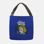 Stupid World-none adjustable tote-rocketman_art