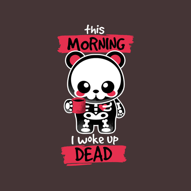 I Woke Up Dead-none polyester shower curtain-NemiMakeit