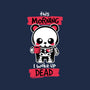 I Woke Up Dead-none zippered laptop sleeve-NemiMakeit